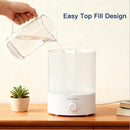 MEGAWISE 2 pack 3.5L Ultrasonic Cool Mist Humidifier – Top-Fill, Essential Oil…