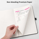 RETTACY Lined Journal Notebook, 192 Numbered Pages, A5 Size (5.7'' x 8.3'') | Brown — 6