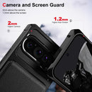 Dteck for Google Pixel 8a Case (6.1") 2024, PU Leather/Plastic Phone Case with Magnetic Button Closure Credit Card Holder Slots, Wallet/Kickstand Function, Lightweight Protective Solid Cover, Black — 5