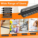 Architectural Scale Ruler, Imperial Measurements 12'' | Black-A — 5