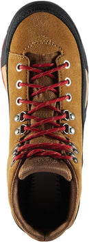 Danner Panorama 6” Waterproof Hiking Boots for Women with Rich Suede Upper, Breathable Dry Barrier, Comfort Footbed, and Traction Outsole - Brown/Red — 3