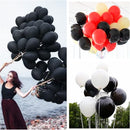 110pcs Black Balloon 12 inch, Black Latex Balloons for Birthday Party Baby Shower Wedding(with 2 Ribbons). | 12inch(normal) | A36-black — 6