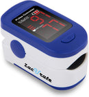 Zacurate 500BL Fingertip Pulse Oximeter Blood Oxygen Saturation Monitor with Batteries Included (Navy Blue) — 1