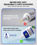 PHIXBEAR Professional Shoe Glue Sole Repair Kit, Low Odor Flexible Adhesive — 5