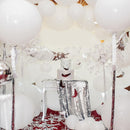 RUBFAC 135pcs White Balloons Different Sizes 18 12 10 5 Inch for Garland Arch, Latex Balloon Globos for Wedding Birthday Party Baby Shower Anniversary Baptism Decorations — 5