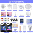 KISREL Epoxy Resin Kit 32OZ with Molds, Dried Flowers & Tools for Beginners — 2