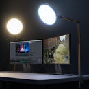 Weilisi 10.2" Desk Ring Light with Stand, 360° Rotate Desk Lamps for Home Office with C-Clamp, Flexible Height Desk… — 1