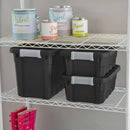 Sterilite Stacker Tote with Latching Lids for Garage, 4 Gallon, 6-Pack — 4