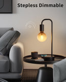 ONEWISH Industrial Table Lamp for Bedroom, Fully Dimmable Modern Bedside Lamps with 2700K Warm Light Bulb for Kids… — 2