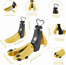 eachway Shoe Stretcher Women Men Professional Boot Stretcher Adjustable Width Length for Wide Feet (L (Men's 10-14) Yellow 1pcs, Not a Pair) — 2