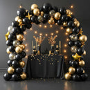 RUBFAC Balloons Black Balloon Arch for Black Birthday Decorations 154pcs — 8