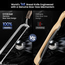SYOKAMI 2026 Upgrade Bread Knife for Homemade Bread, World's 1st Bow-Design — 2