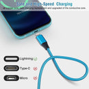 iPhone Charger 10FT 5Pack Apple MFi Certified Lightning Cable Fast Charging Nylon Braided USB-A to Lightning Compatible with iPhone 14/13 mini/14/13/12/11 Pro MAX/XR/XS/8/7/Plus/6S/SE/iPad 2