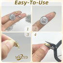 MKCYD 700Pcs Lobster Claw Clasps and Open Jump Rings Set — 4
