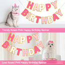 Pre-Strung Happy Birthday Banner - Roseo Pink Party Decorations — 8