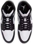 Nike Men's Air Jordan 1 Shoes - White/Black-light Smoke Grey — 3
