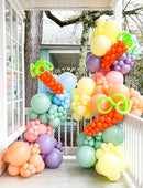 Pastel Rainbow Balloons Arch Garland Kit for Pastel Party Decor | Macaron — 5