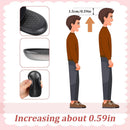 1/2 Inch Heel Lifts, Gel Heel Raisers for Leg Length Discrepancies Black Foot Height Increase Insoles Soft Shoe Lifts for Women Men Uneven Legs Comfort Half Foot Insoles for Heels Pain, 1 Pair — 3