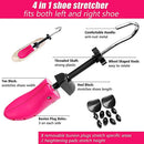 CHERAINTI Shoe Stretcher Professional Shoe Expander Widener Adjustable Stretch Length and Width for Wide Feet | rose — 3