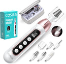 COSLUS C60 Professional Pedicure Manicure Kit, Cordless Electric Nail File - Rose — 1