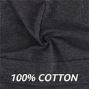Headshion 100% Cotton Skull Caps Beanie Sleeping Hats for Men Women - Black & Grey — 7