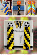 LANGXUN 2 Sets Adjustable 6ft DIY Balloon Column Stand Kits For Birthday Wedding Graduation Party Decorations, Christmas Balloon Decor — 6