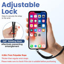 Phone Lanyard, 2 Pack Adjustable Cell Phone Lanyard Strap, Hand Wrist Strap Lanyard with Tether Tabs for Smartphones photo 4