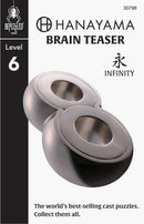 BePuzzled | Infinity Hanayama Metal Brainteaser Puzzle Mensa Rated Level 6, for Ages 12 and Up — 2