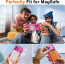 for iPhone 17 Pro Max Case with Privacy Screen Protector, Hot Pink — 4