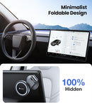 VICSEED Tesla Phone Mount【Strongest Magnet Power】Foldable Hidden Tesla Phone Holder Fit for All Phone, Tesla Model 3 Model Y for MagSafe Car Mount, Tesla Model 3 Accessories, Tesla Model Y Accessories | Black photo 2