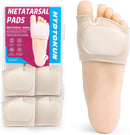 Metatarsal Pads for Men Women, 4 Pcs, 2X Thick Gel 1