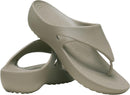 Crocs Women's Kadee Wedge Platform Flip Flop Sandals Cobblestone 9 — 2