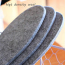 Wool Felt Warm Shoe Insoles - Wool Felt Boot Shoe Insert Insoles Men — 3