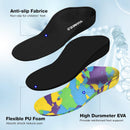 Kids Orthotic Cushioning Arch Support Shoe Insoles, Children EVA Foam Inserts for Flat Feet, Plantar Fasciitis Size 6 - Camo Black — 5