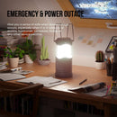 Lichamp LED Camping Lantern, 4 Pack Battery Powered Flashlight for Power Outages, Portable Collapsible Hanging Light Essential for Home, Outdoor, Emergency Lamp Survival Kit Gear for Hurricane, Gray — 2