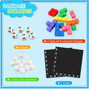 The Brain Square STEM Puzzle Game, 160000+ Solutions Match Blocks Dice Game — 2