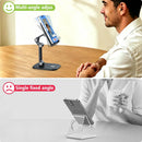 OCYCLONE Phone Stand for Desk, Foldable Cell Phone Stand Holder, Black photo 4