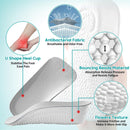 Height Increase Insoles - Orthopedic High Pads 1.0 - Arch Support Insoles for Plantar Fasciitis, Flat Feet, Over-Pronation, Achilles Tendonitis, Foot Pain Relief (Gray, 1.4Inch) — 2