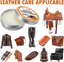 Mink Oil Paste Leather Conditioner Boots Wax Waterproof Smooth Couch Purse Shoes Bag Jacket Soft Polish Furniture Salve Sofa Car Seat Restore Shine Saddles Baseball Glove Natural Leather Care Balm — 3