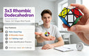SUN-WAY 3×3 Rhombic Face Diamond Speed Cube 3×3 Dodecahedron Skewb Magic Cube Six Axis and Twelve Edges Puzzle Cube — 4
