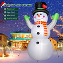 10 FT Christmas Inflatables Snowman Outdoor Yard Decorations, Giant Blow Up Snowman, Built-in Bright LED Lights, Huge Xmas Blowups Snow Man Outside Holiday Decor for Garden Patio Porch Lawn Home Party — 4