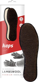 Lambswool Winter Insoles for Boots Or Shoes, Insole Replacement for Man and Woman, Lambskin Inner Soles, Shoe Inserts Accessories, by Kaps (Men/US 9/42 EUR) — 2