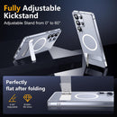 SPIDERCASE for Samsung Galaxy S25 Ultra Case,Built-in Stand,Clear — 5