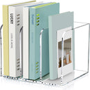 SANRUI Acrylic Magazine Holder Desk Organizer Workspace Sorter Clear 3 Slot — 1