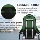Volher Laptop Backpack,Business Travel Anti Theft Slim College Backpack | 15.6 Inch | Green — 6