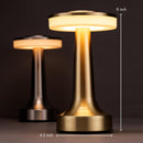 O'Bright Dome Cordless Rechargeable LED Mushroom Table Lamp, Gold — 3