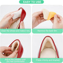 6 Pairs Heel Pads Heel Grips Liner for Loose Shoes, Heel Cushion Pads Heel Inserts for Shoe Too Big, Ultra Soothing Heel Protectors for Heel Pain, Heel Slipping, Blisters, Friction(Black&Beige) — 5