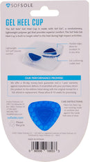Sof Sole Men's Gel Heel Cup Shoe Insoles, Men's Size 7-12 - Clear, Blue — 2