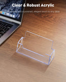 Uniclife 2 Pack Acrylic Business Card Holder for Desk, 60 Card Capacity — 5