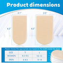 Adjustable Heel Lifts(2 Layers), 5mm to 10mm Height Increase Insoles for Leg Length Discrepancy - Small Shoe Lifts for Women, Shoe Inserts Comfort Half Foot Pads for Heel Pain - 1 Pair - Large(3 Layers)-Women's 10-13 | Men's 9-14 — 2